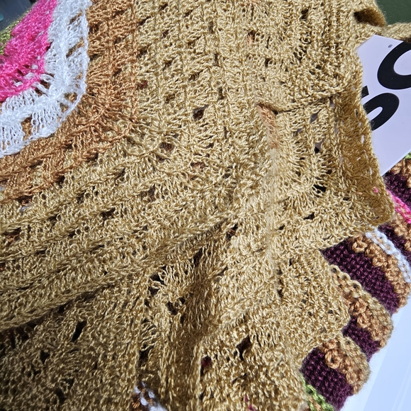 Sonoma Multicolor Chevron Crochet Knit Skirt - Picture 5 of 8